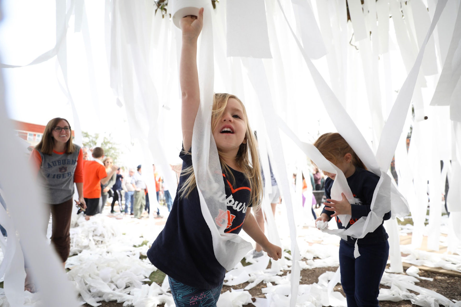 Fans celebrate at Toomer's Corner